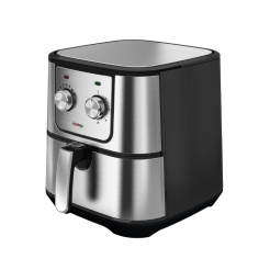 Φριτέζα Αέρος Μηχανική 5,5L 1800W Inox/Μαύρη Hobby