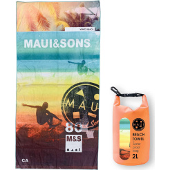 Πετσέτα Θαλάσσης Microfiber 90x180 Maui & Sons