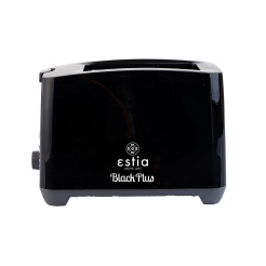 Φρυγανιέρα 2 Θέσεων 750W Black Plus Estia