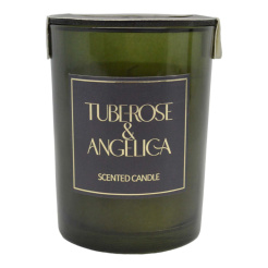 Αρωματικό Κερί Tuberose & Angelica Σε Γυάλινο Δοχείο Με Καπάκι 8X8X10,5Εκ.Ankor