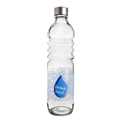 Μπουκάλι Νερού Γυάλινο Water Drop 1250ml Max Home