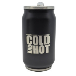 Ποτήρι Θερμός Inox Μαύρο Cold And Hot 330Ml Ankor