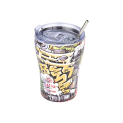 Θερμός Coffee Mug Save The Aegean 350Ml Graffiti Rhythm Estia